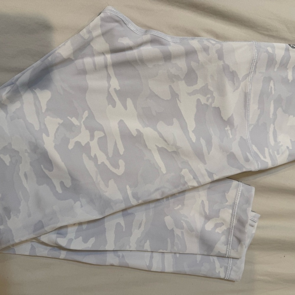 lululemon athletica Gray Camo Leggings